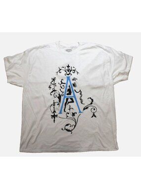 Addison Rae Pop Artist A Logo Double Sided Adult T-Shirt White Tee New 2XL